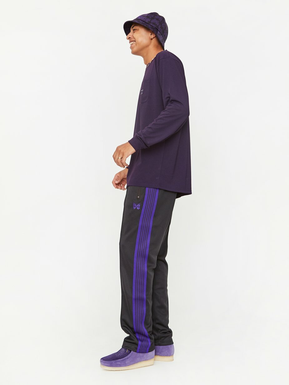 最新アイテム最新アイテムNeedles Track Pant Poly Smooth Brack ...