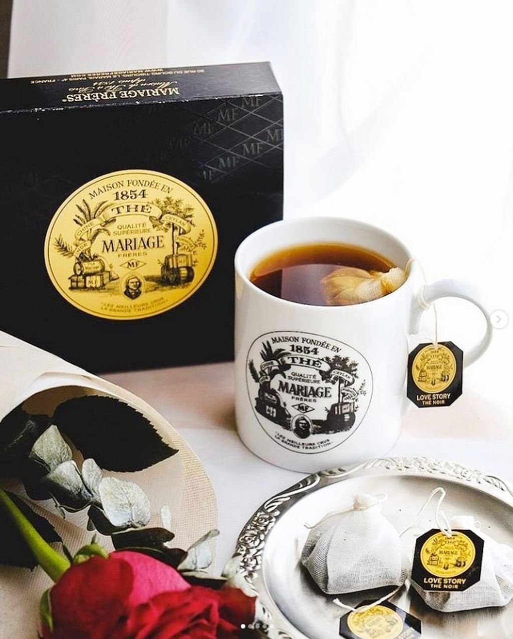 French Breakfast tea by Mariage Freres -Box of 30 tea bags