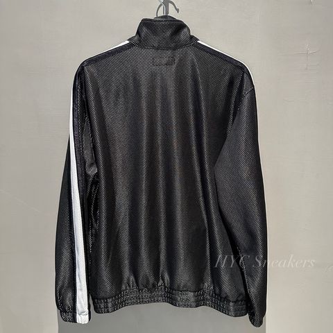 Supreme ss18 Bonded Mesh Track Jacket Black 網狀外套SIZE : M Supreme ss18 Bonded Mesh Track Jacket Black 網狀外套SIZE : M