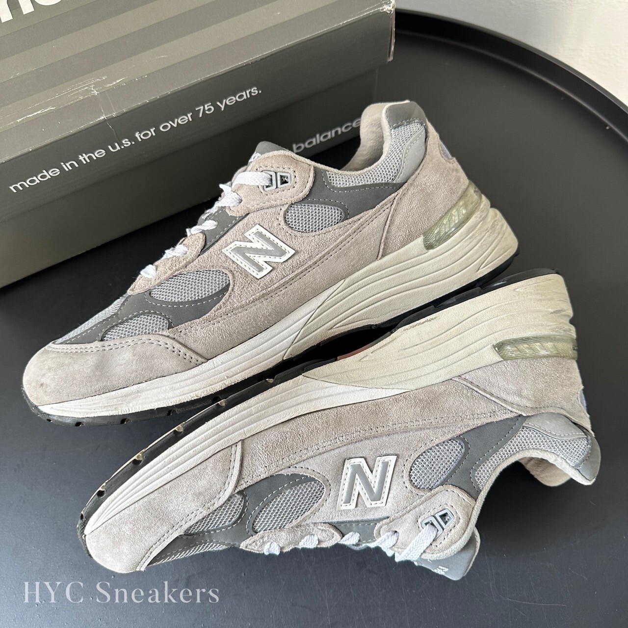 新品【26.5㎝】NEW BALANCE M992GR NB ニューバランス グレー Apple Steve Jobs アップル スティーブ・ジョブズ  2020