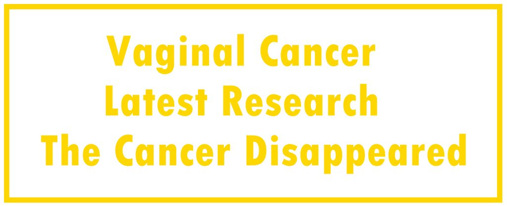 Vaginal Cancer: Latest Research | The Cancer Disappeared