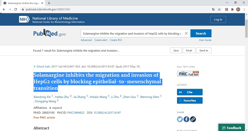 06_Solamargin hemmt die Migration und Invasion von HepG2-Zellen, indem es den Übergang von Epithel zu Mesenchym blockiert_8_01.jpg