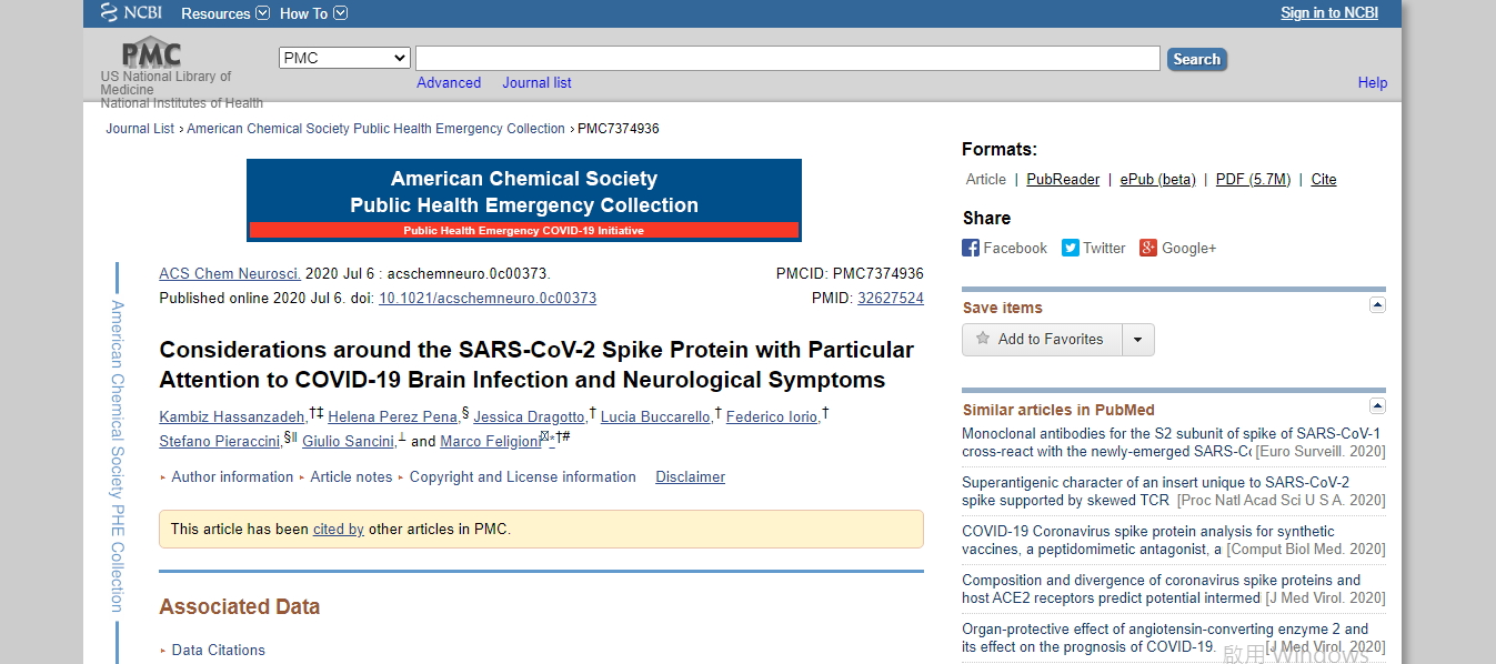 11_Overvejelser omkring SARS-CoV-2 Spike-protein med særlig opmærksomhed mod COVID-19-hjerneinfektion og neurologiske symptomer.jpg