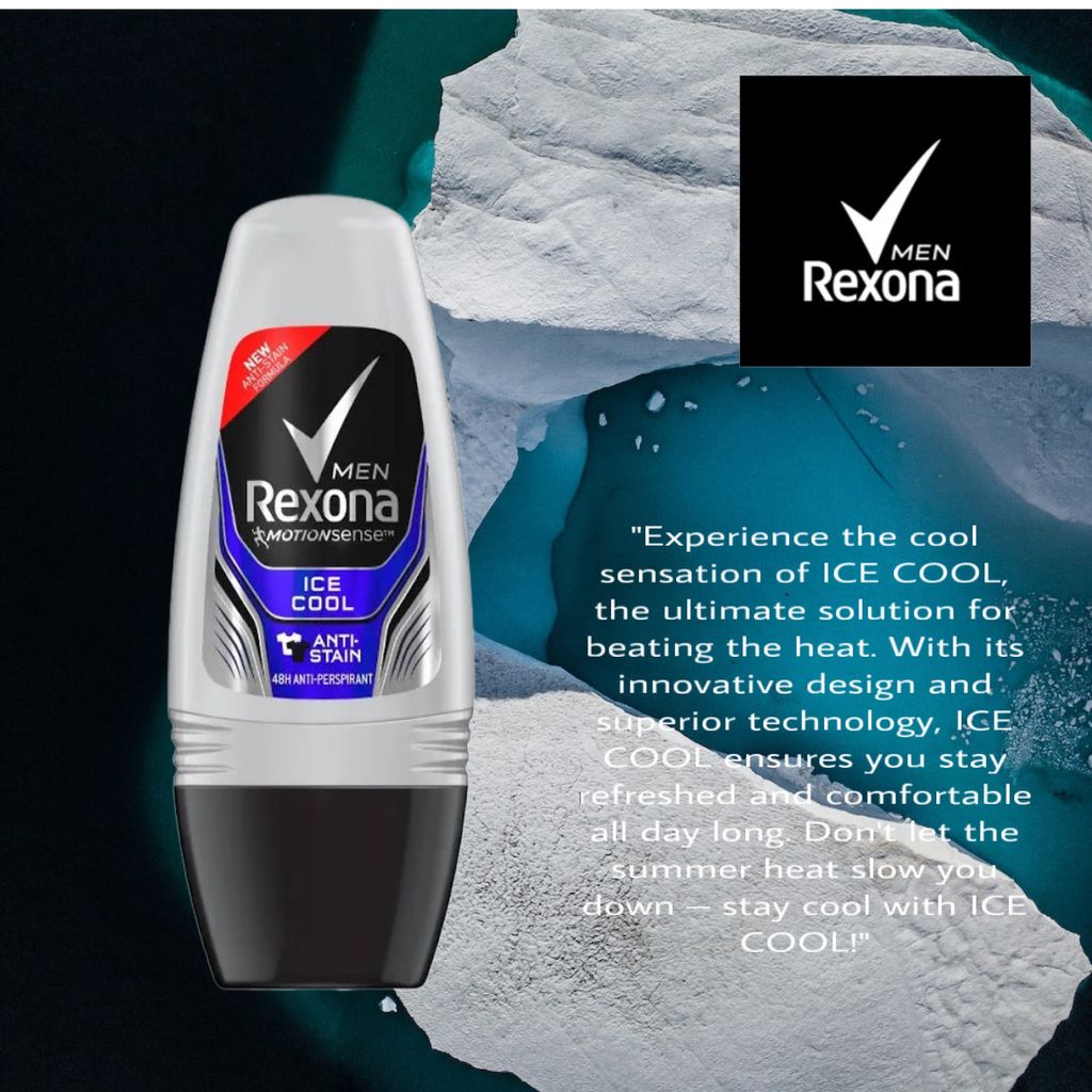Rexona Men Motionsense Roll On Deodorant Ice Cool