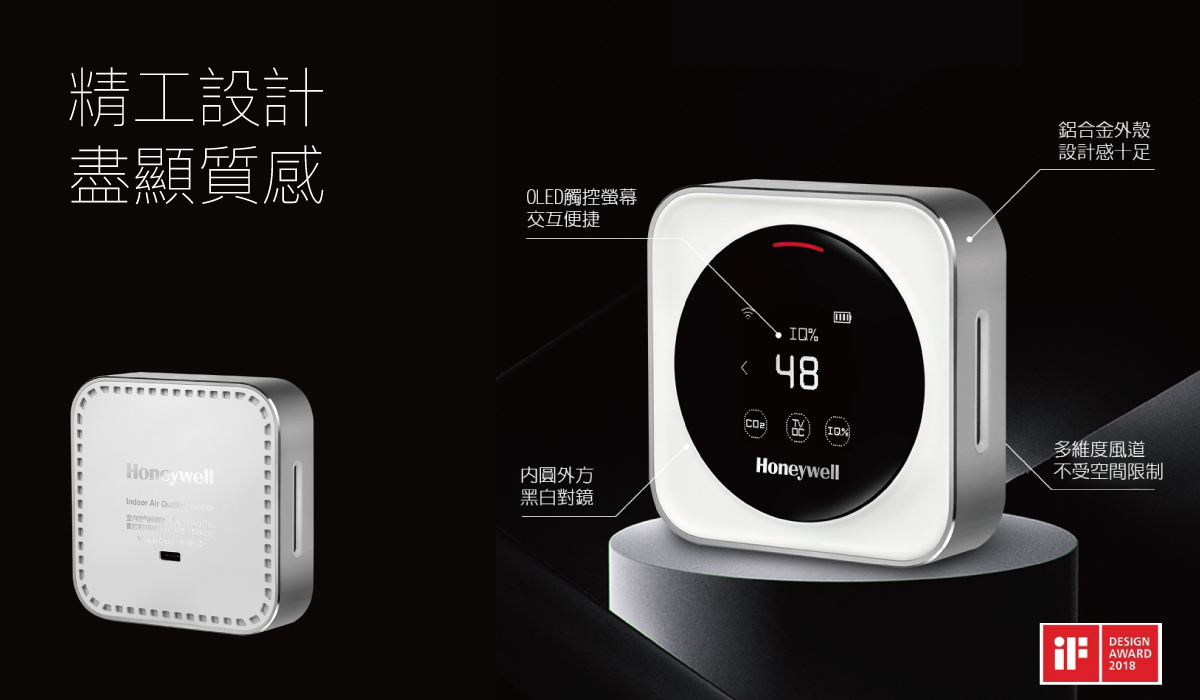 漢威 室內空氣品質顯示器 Honeywell IAQ Sensor HAQSPF 維一企業有限公司