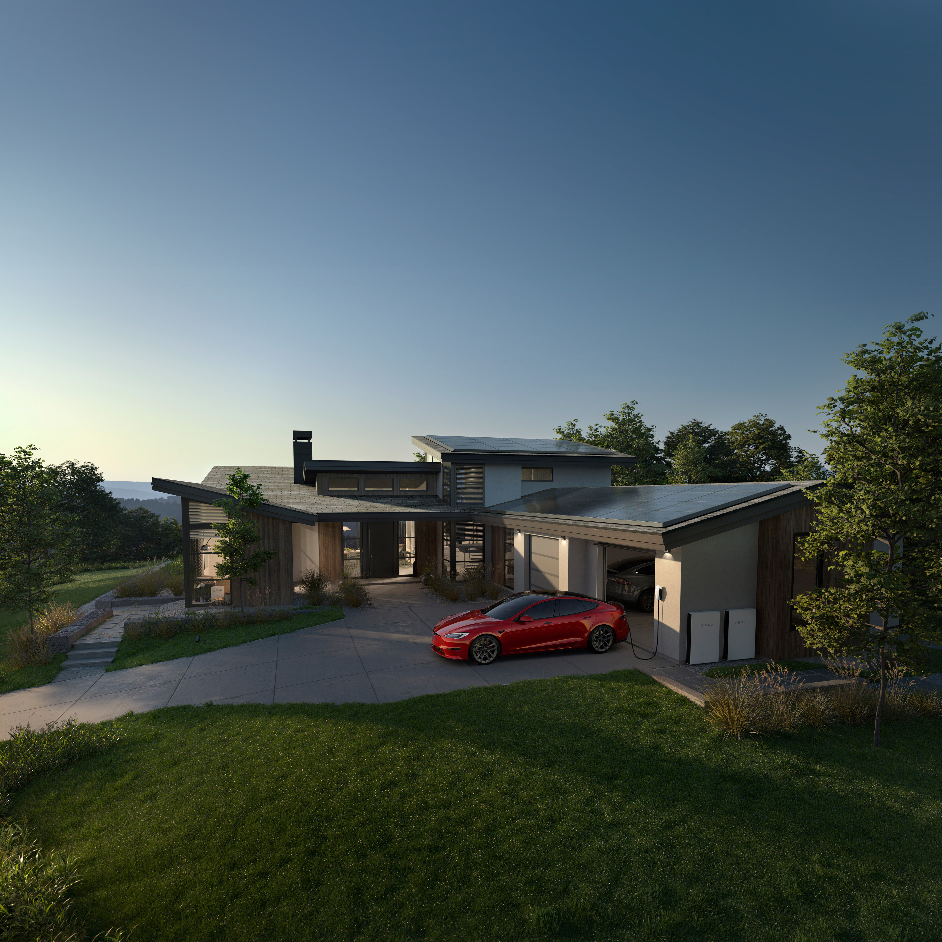 Tesla Powerwall 智慧功能示意圖