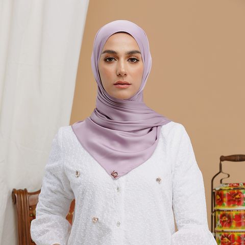 Ermani Satin Lilac 1