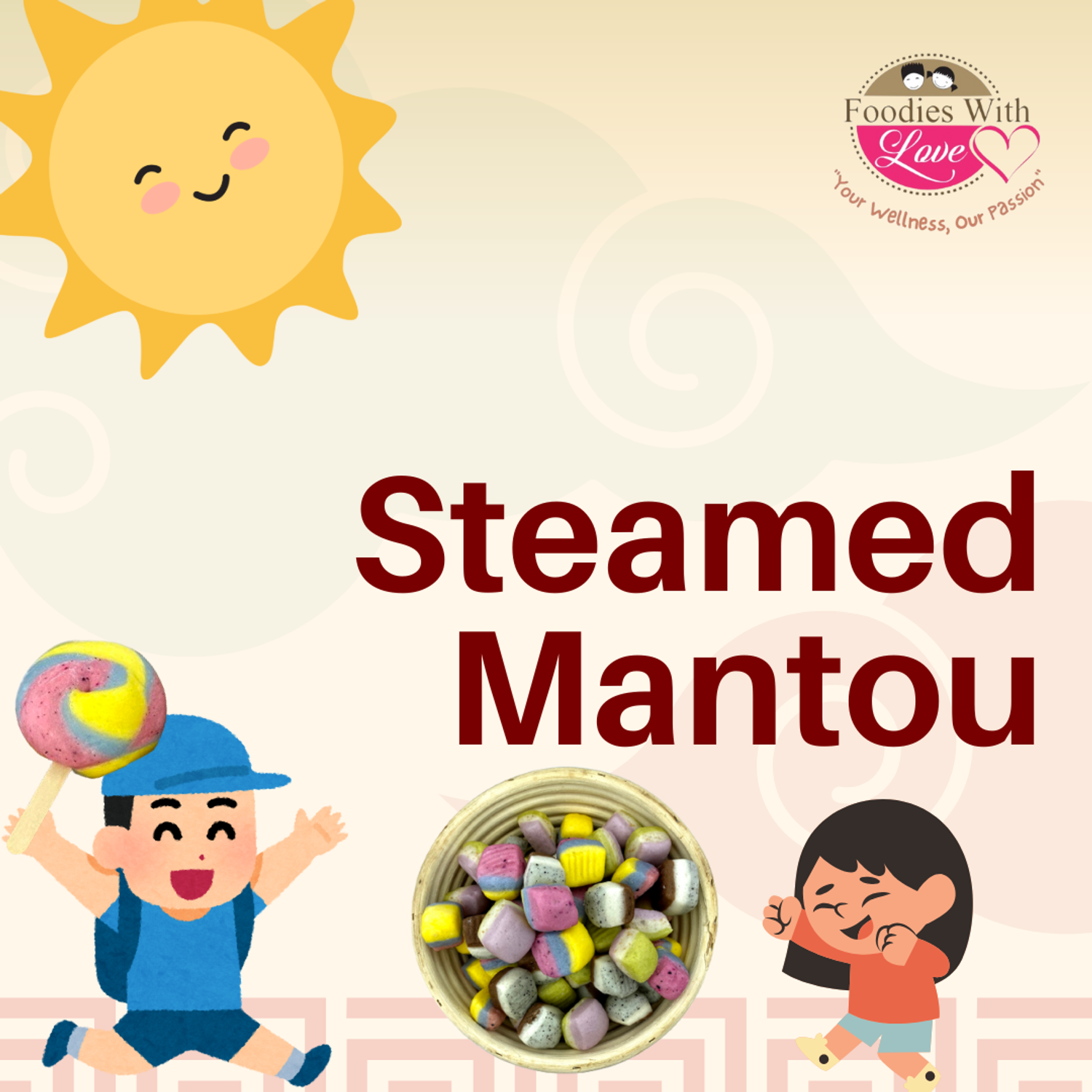 Foodies with Love | Healthy Homemade Food Delivery To Your Doorstep | Steamed Bun / Mantao