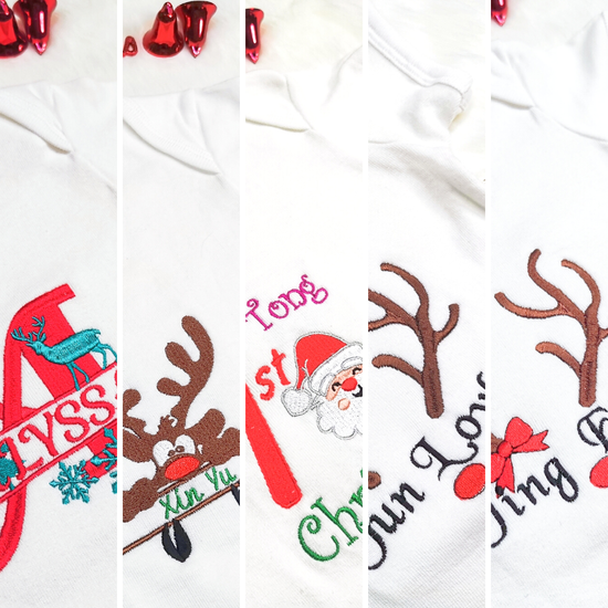 Personalized Baby Christmas Romper | Wonder Gift Haus- Personalized Gifts