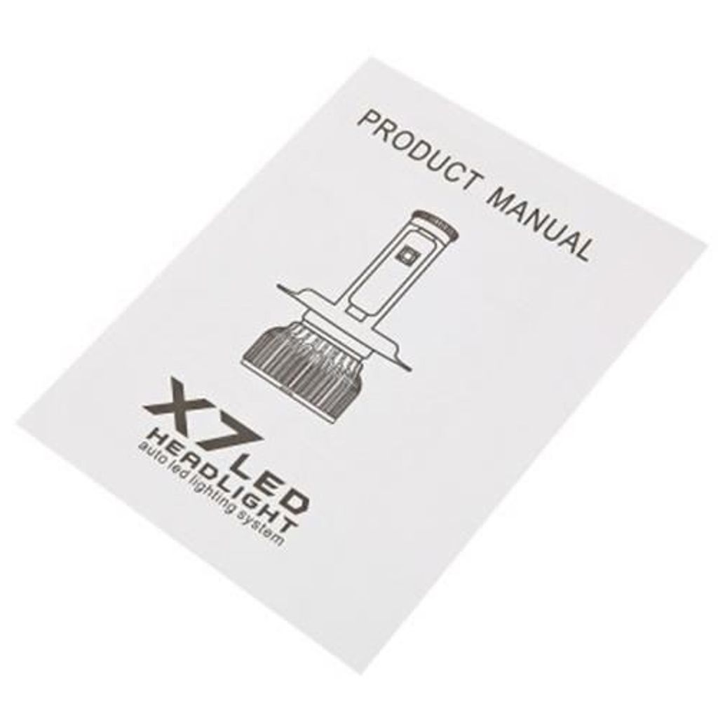 9006 A 6000K X7 CAR LED HEADLIGHT BULBS ALLINONE CONVERSION KIT