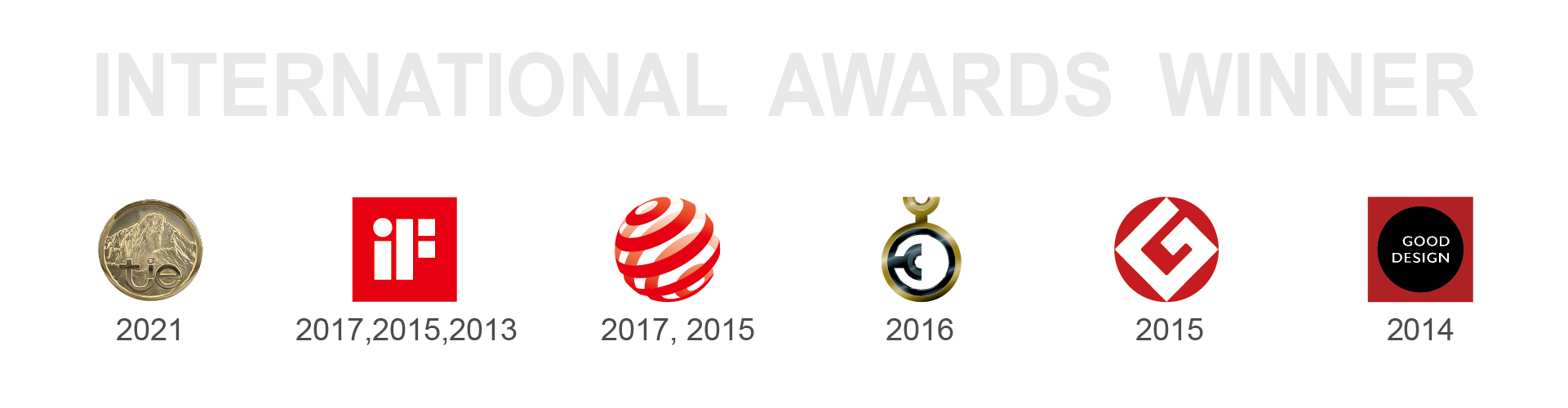 INTERNATIONAL  AWARDS  WINNER