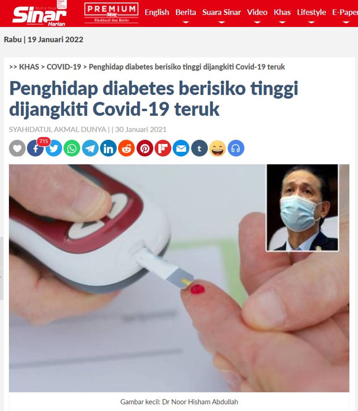 Ambil Tahu Kandungan Gula Anda. Jangan Agak-Agak Sahaja