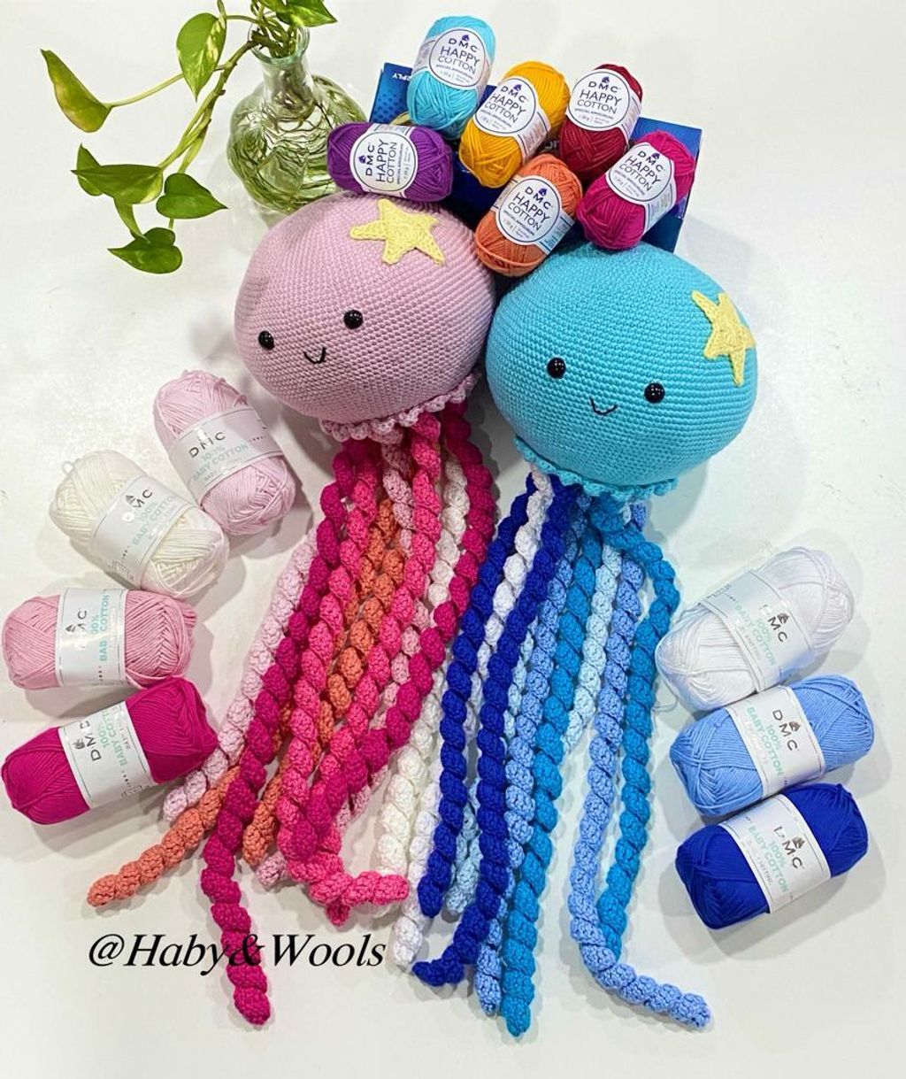 DMC Happy Cotton Yarn Bundle - Soft PASTEL, Crochet Knitting Amigurumi –  Cloud Den