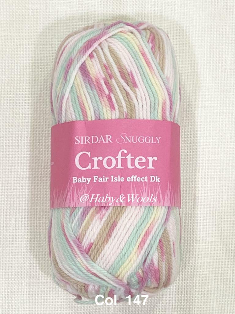 10 x 50g Sirdar Crofter Fair Isle Effect D/k Wool/Yarn For Knitting/Crochet Sh45 