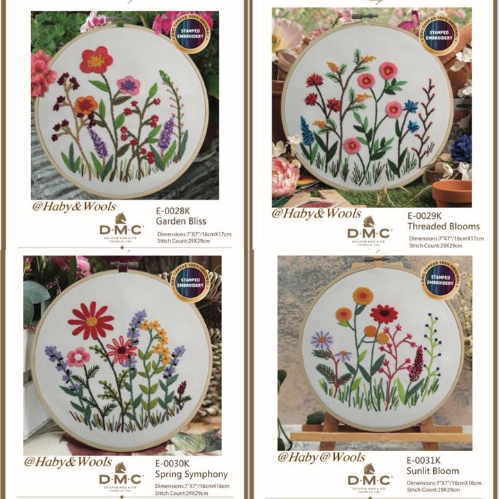 floral embroidery kit