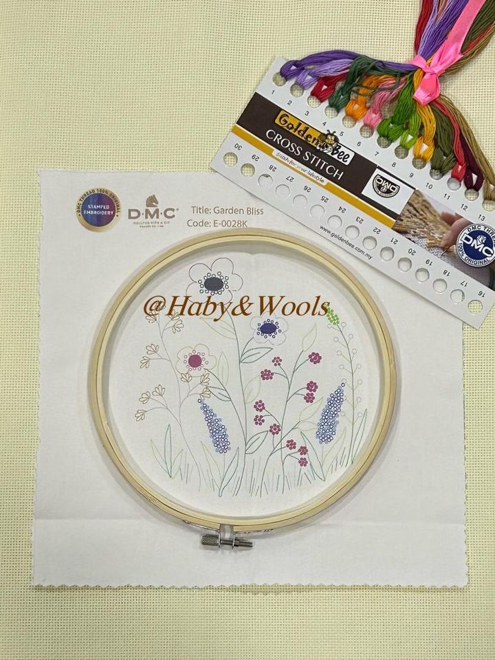 floral emabroidery kit 1