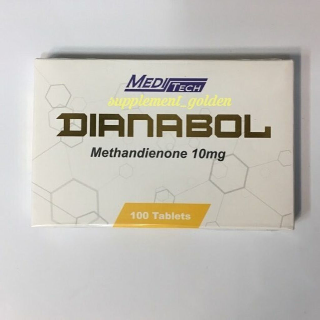 MEDITECH DIANABOL Methandienone 10mg (100 tablets) For Muscle Weight Gain Extra Strength