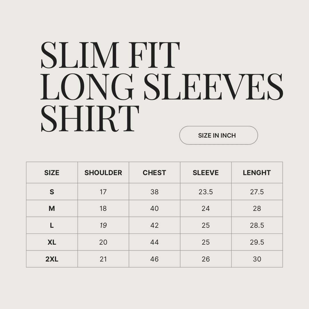 SLIM FIT LONG SLEEVES SHIRT
