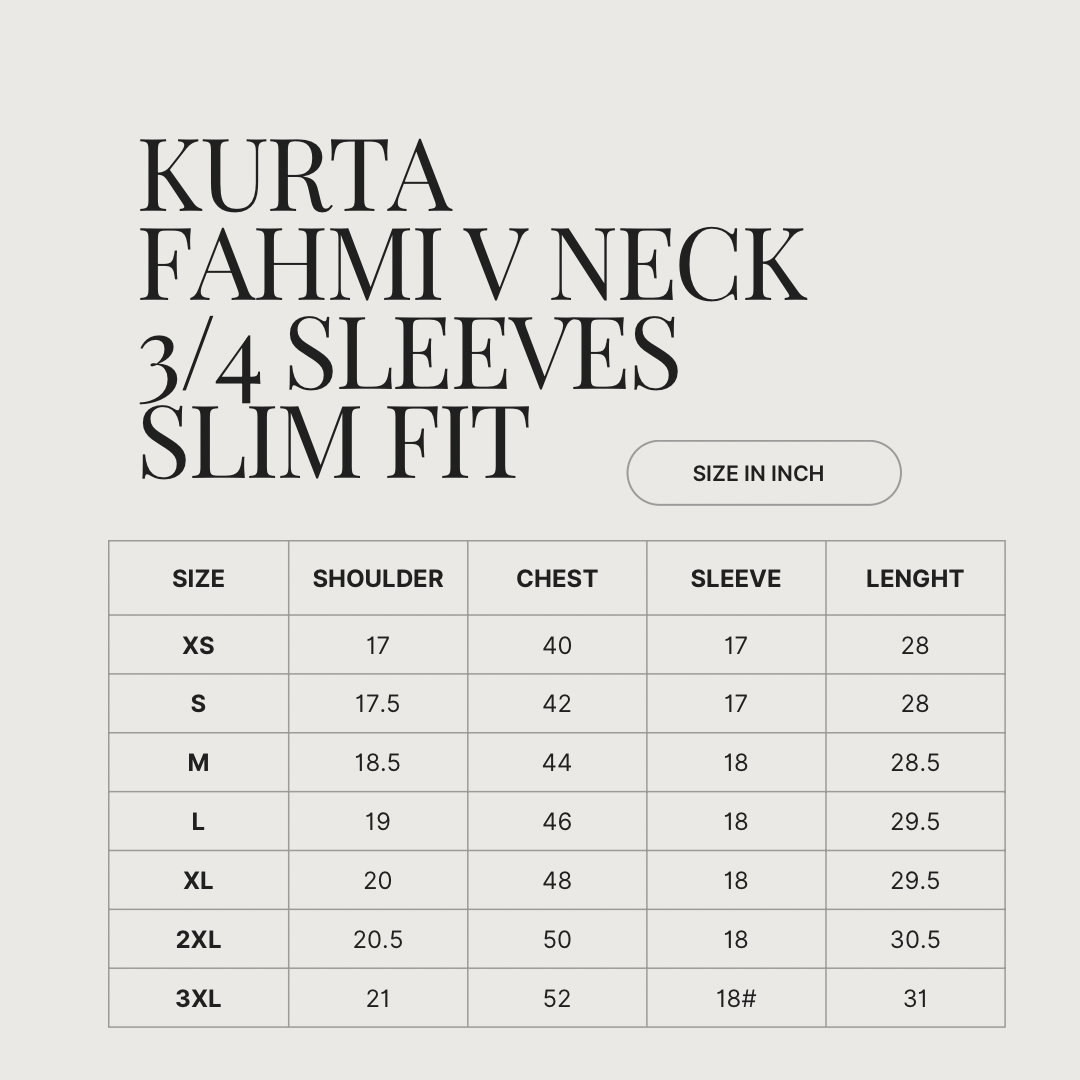 KURTA FAHMI V NECK
