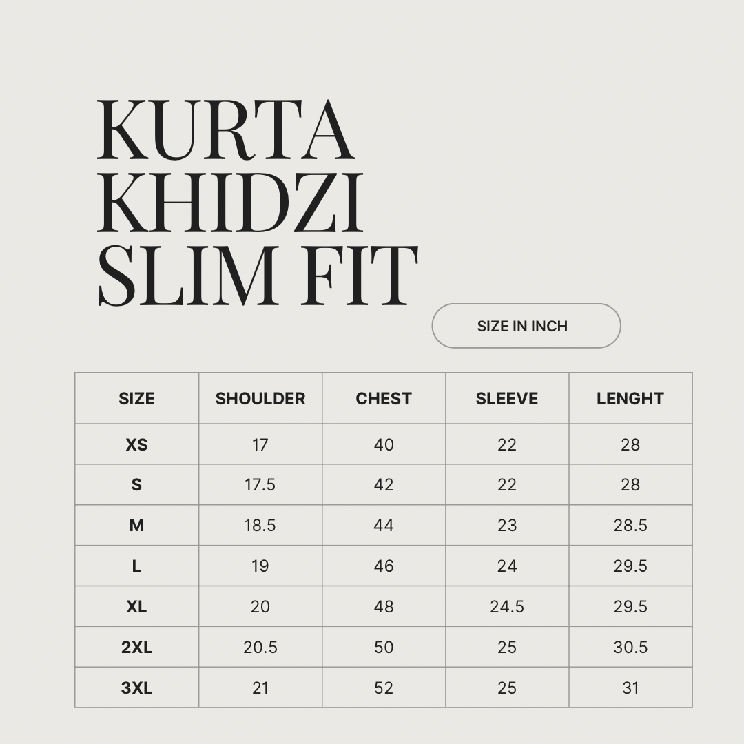 KURTA KHIDZI SLIM FIT