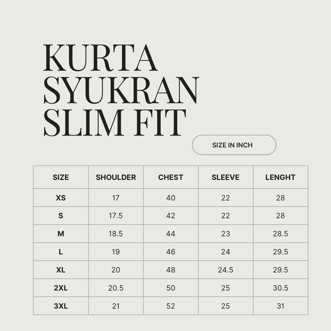 KURTA SYUKRAN SLIM FIT