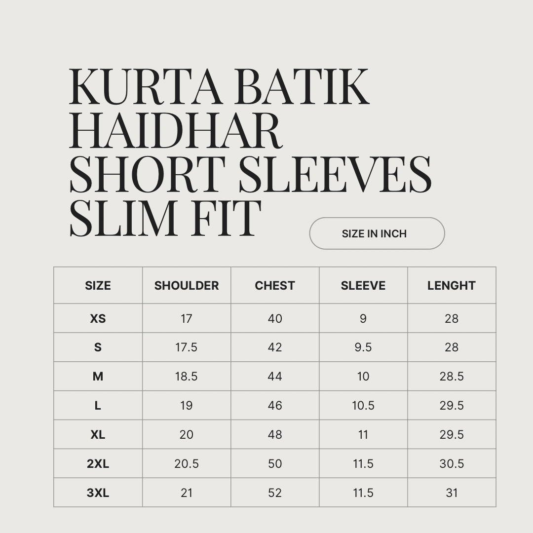 KURTA BATIK HAIDHAR SHORT SLEEVES