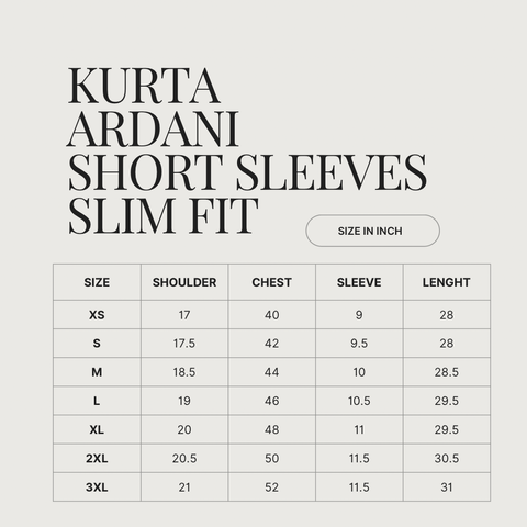 KURTA ARDANI SHORT SLEEVES