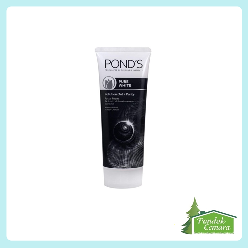facial foam ponds hitam