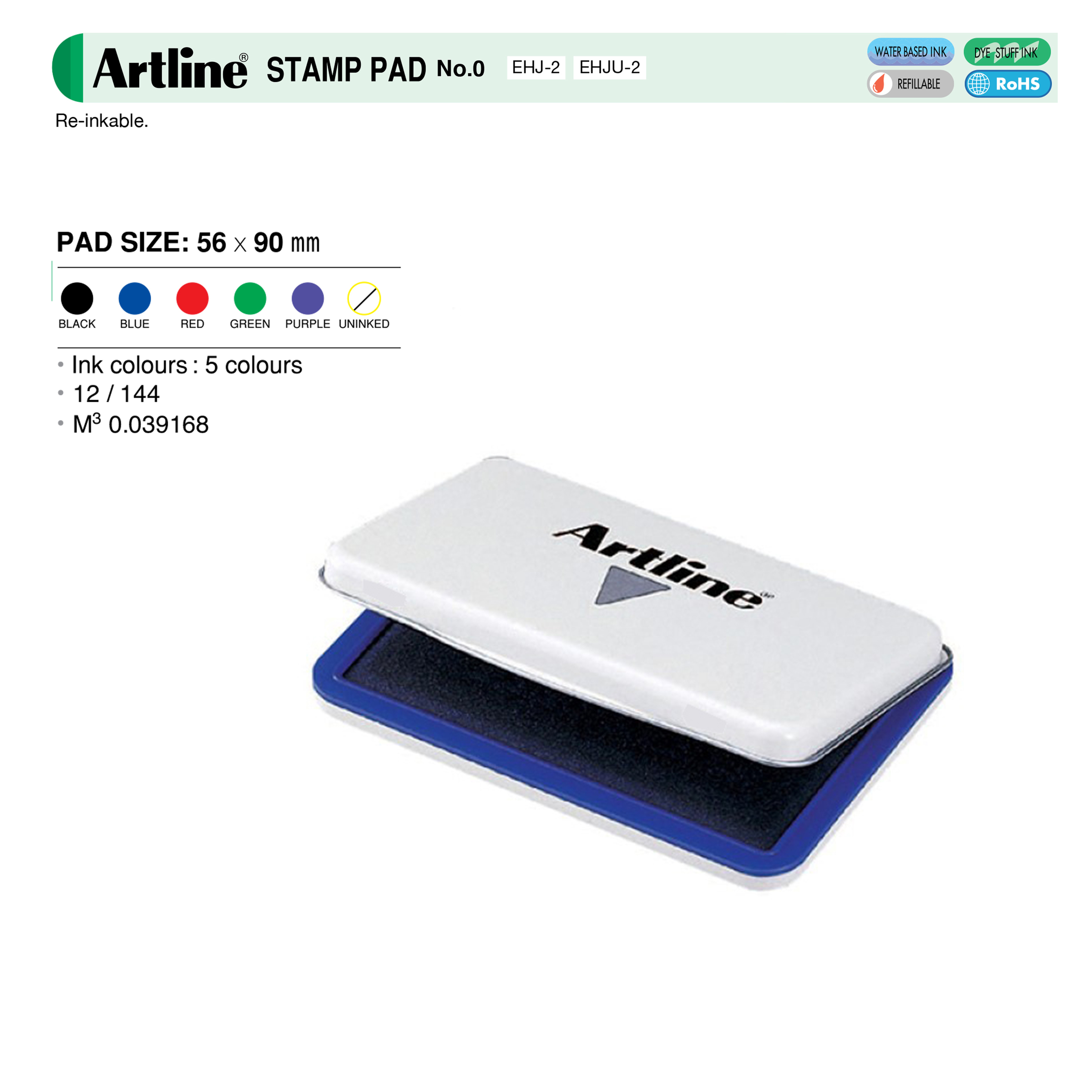 Artline STAMP PAD Artline STAMP PAD No.0, Products