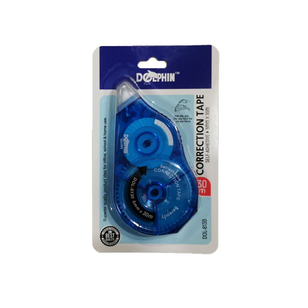 Dolphin 8130 30m Correction Tape – Khongfah Online Store