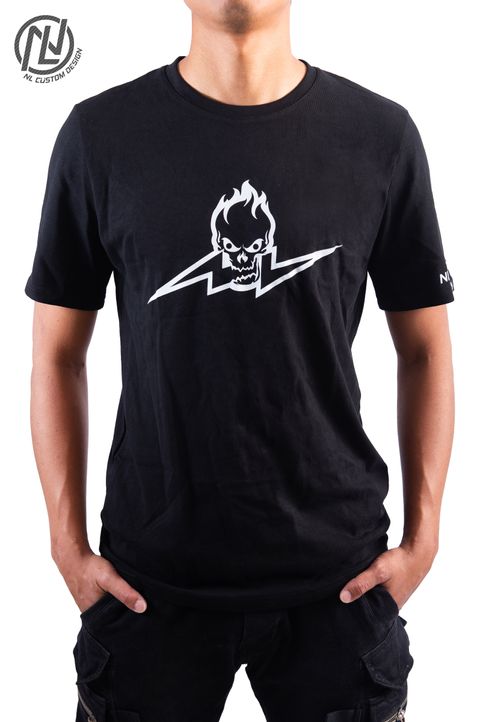 PURE COTTON T-SHIRT (Black,  Skeleton icon)  DSC_5605.jpg