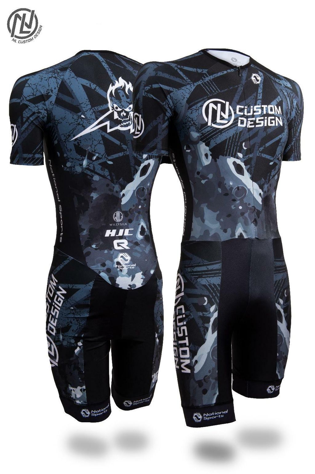 2022 SS Inline speed suits (grey splash ink)