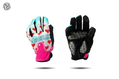 TT Long Aero gloves (Heart pink)