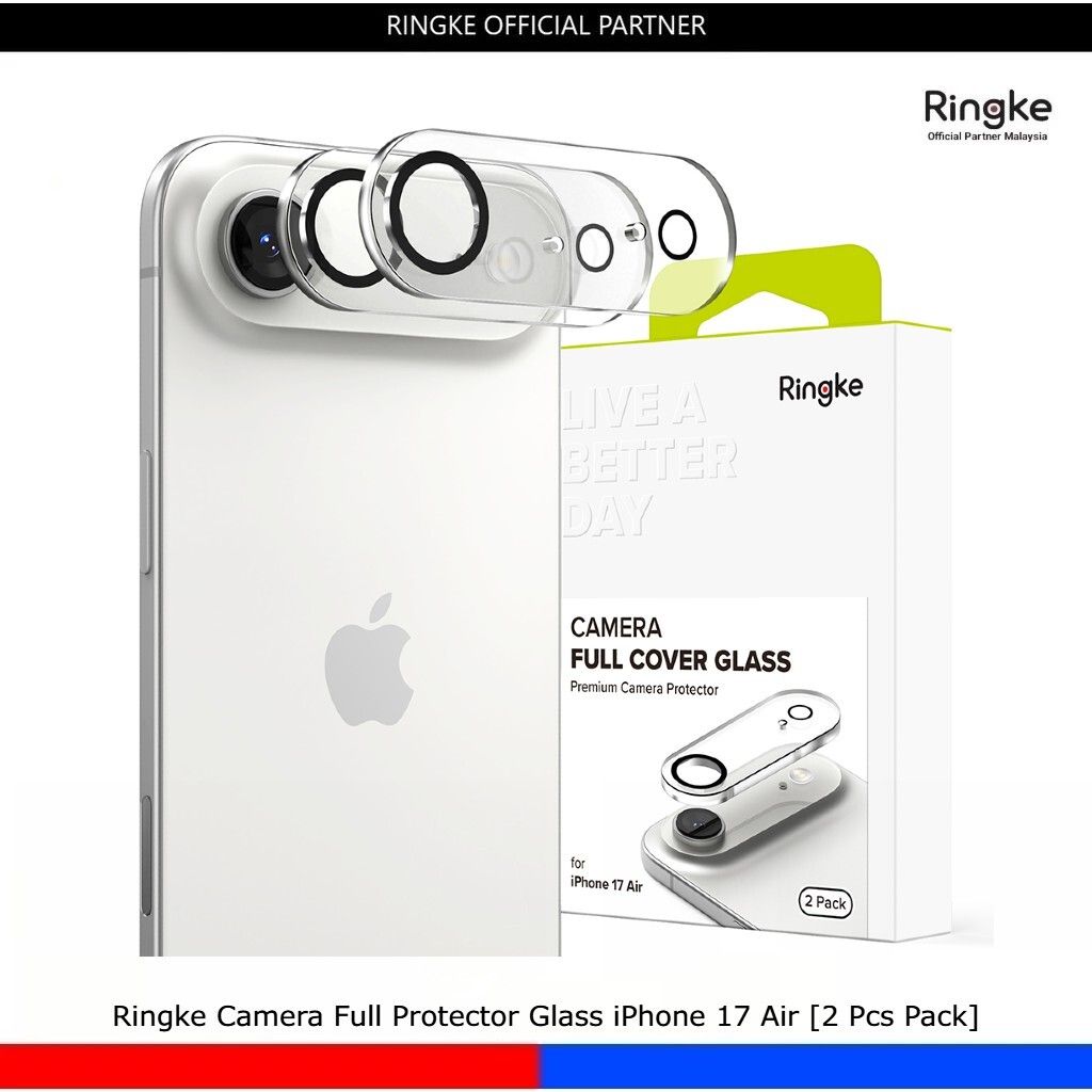 Ringke Camera Full Protector Glass iPhone 17 Air [2 Pcs Pack]
