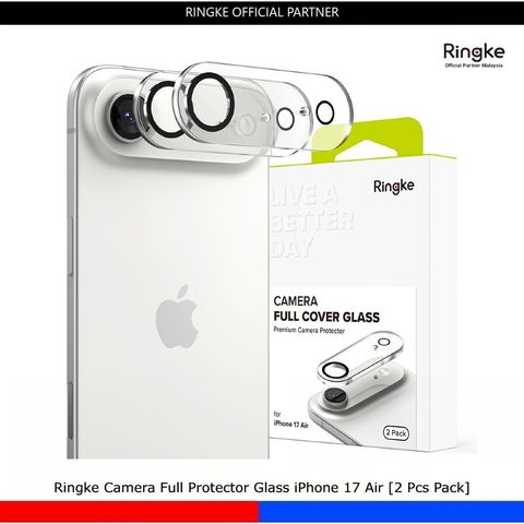 Ringke Camera Full Protector Glass iPhone 17 Air [2 Pcs Pack]