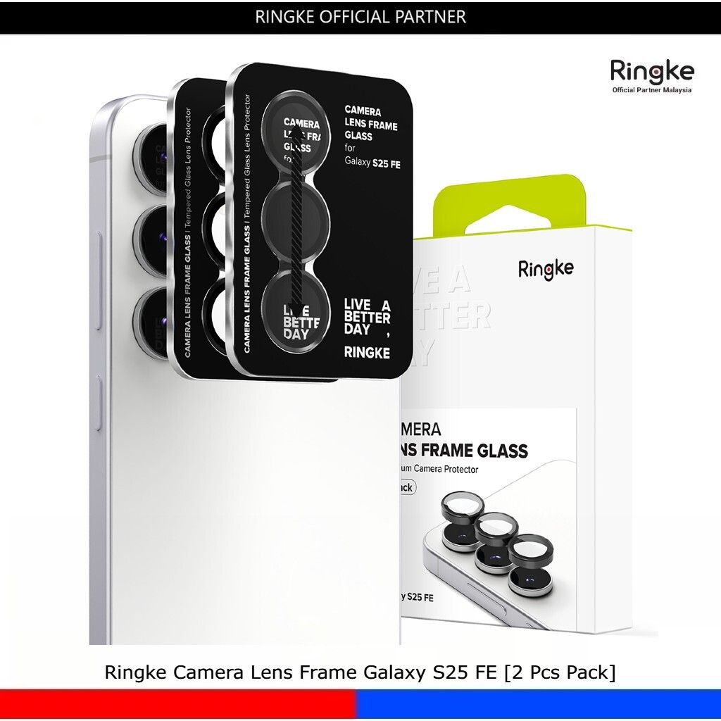 Ringke Camera Lens Frame Galaxy S25 FE [2 Pcs Pack]