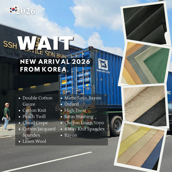 2026 LIMITED EDTION | SSH TEXTILE - PEMBORONG KAIN KOREA