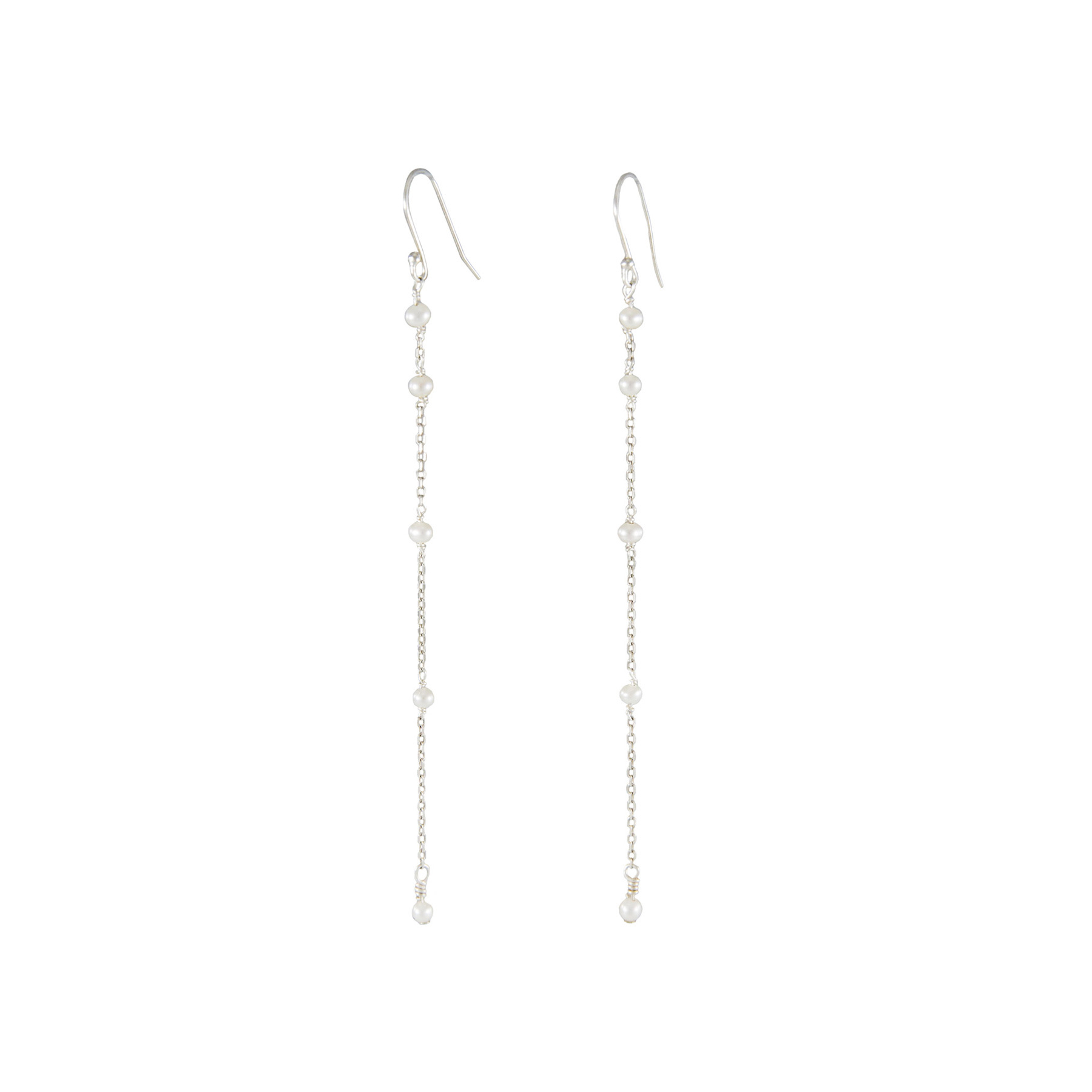 pearl drop earrings