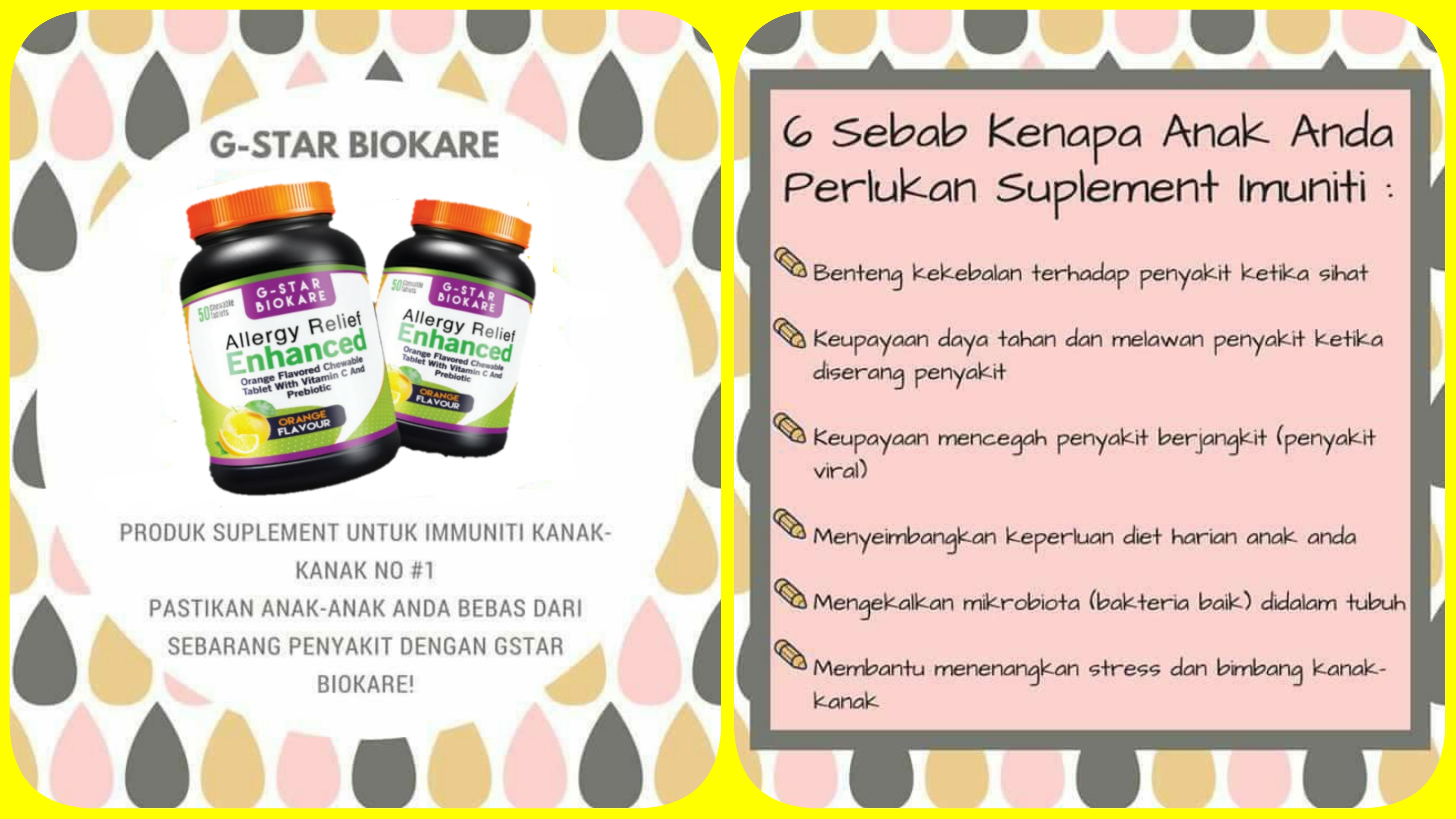 G-Star Biokare - Benteng Imuniti Anak & Seisi Keluarga  G-Star Biokare - Benteng Imuniti Anak & Seisi Keluarga