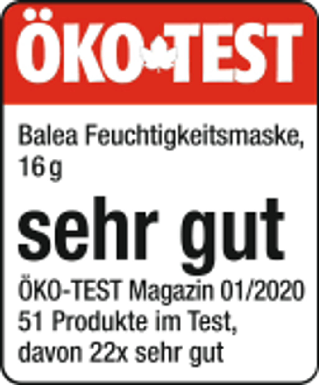 Balea_Feuchtigkeitsmaske_2x8ml_Oeko-Test-Sticker_v03_Ohne_Auszeichnung.png