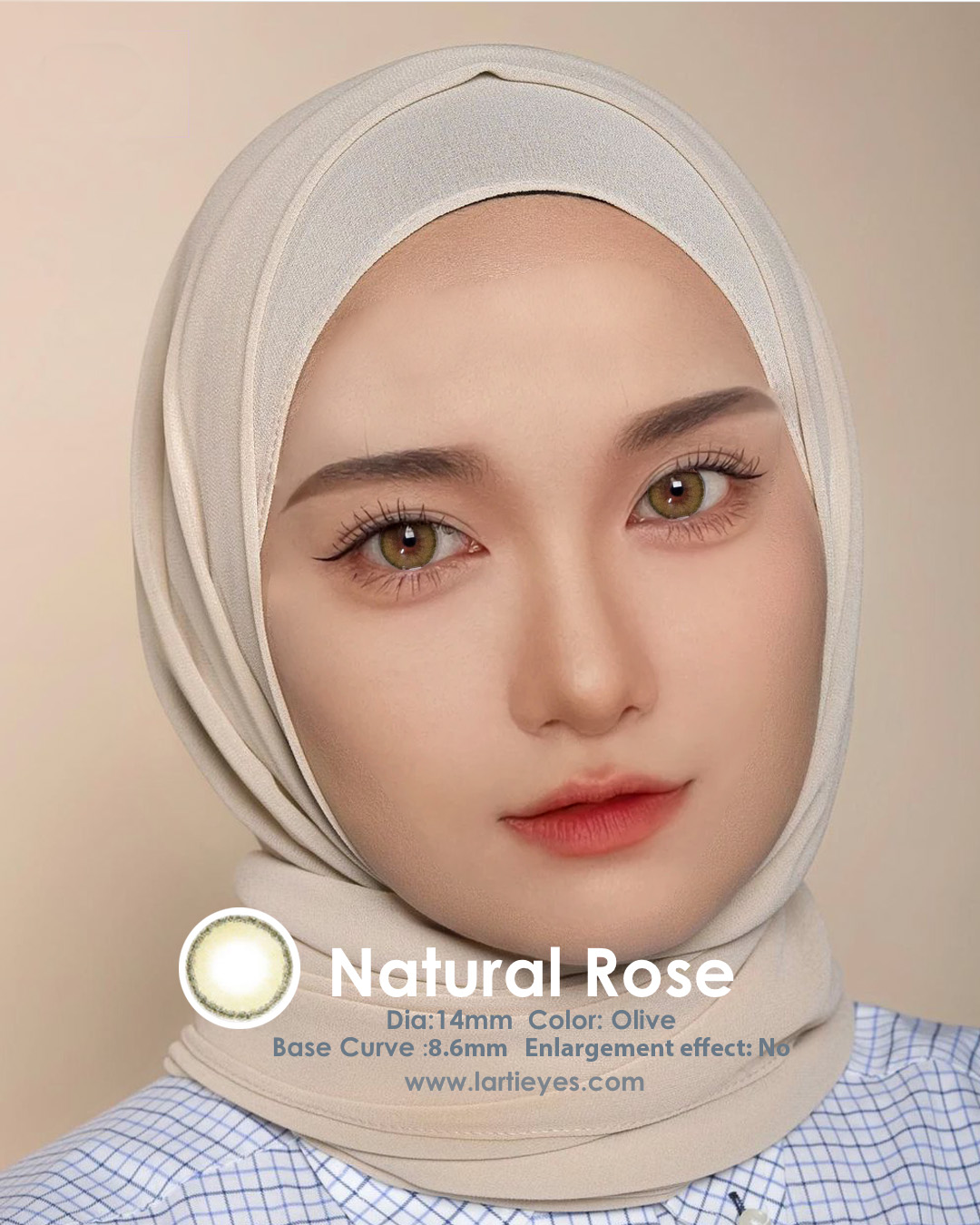 Natural rose olive model 1