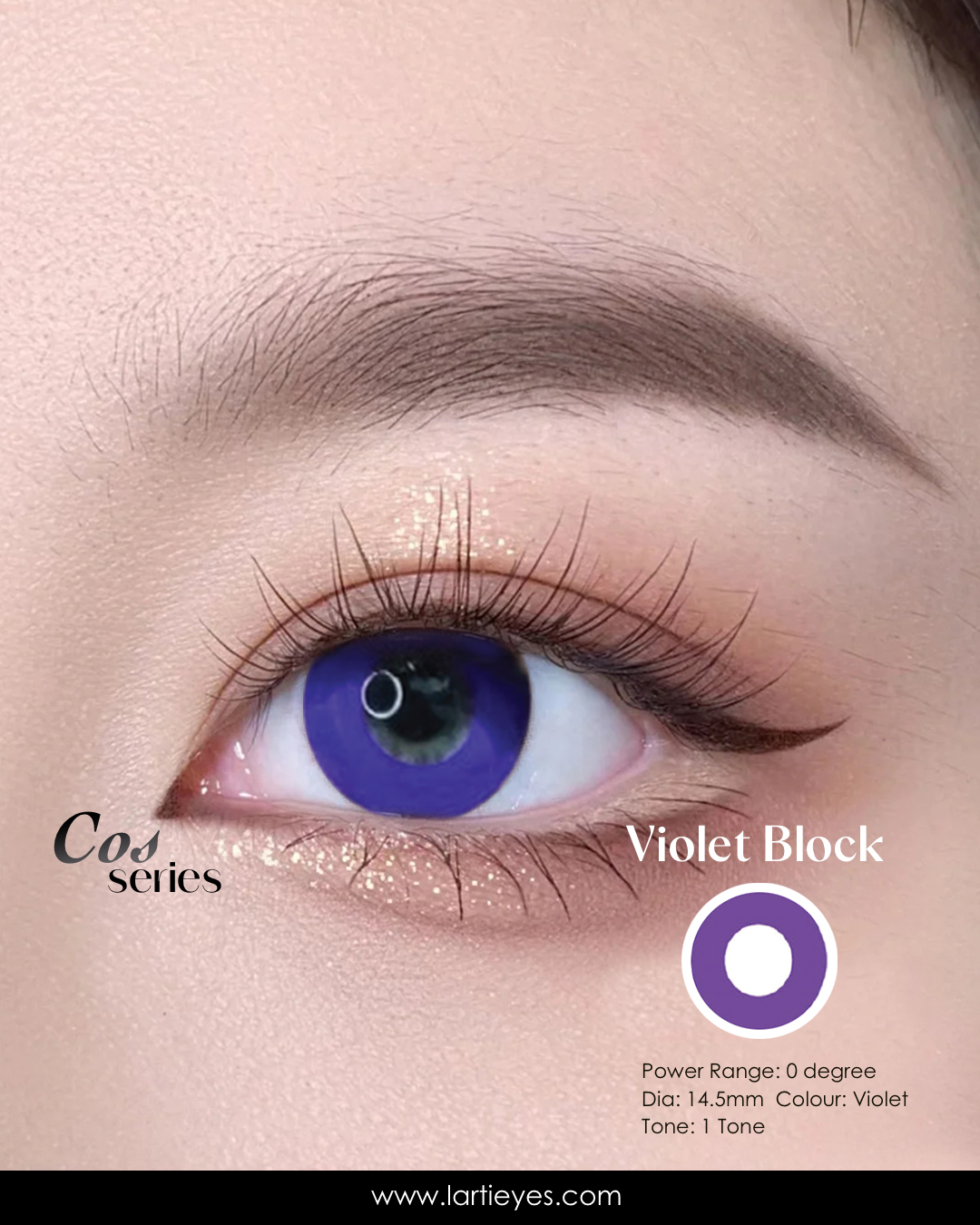 Violet block focus eyes
