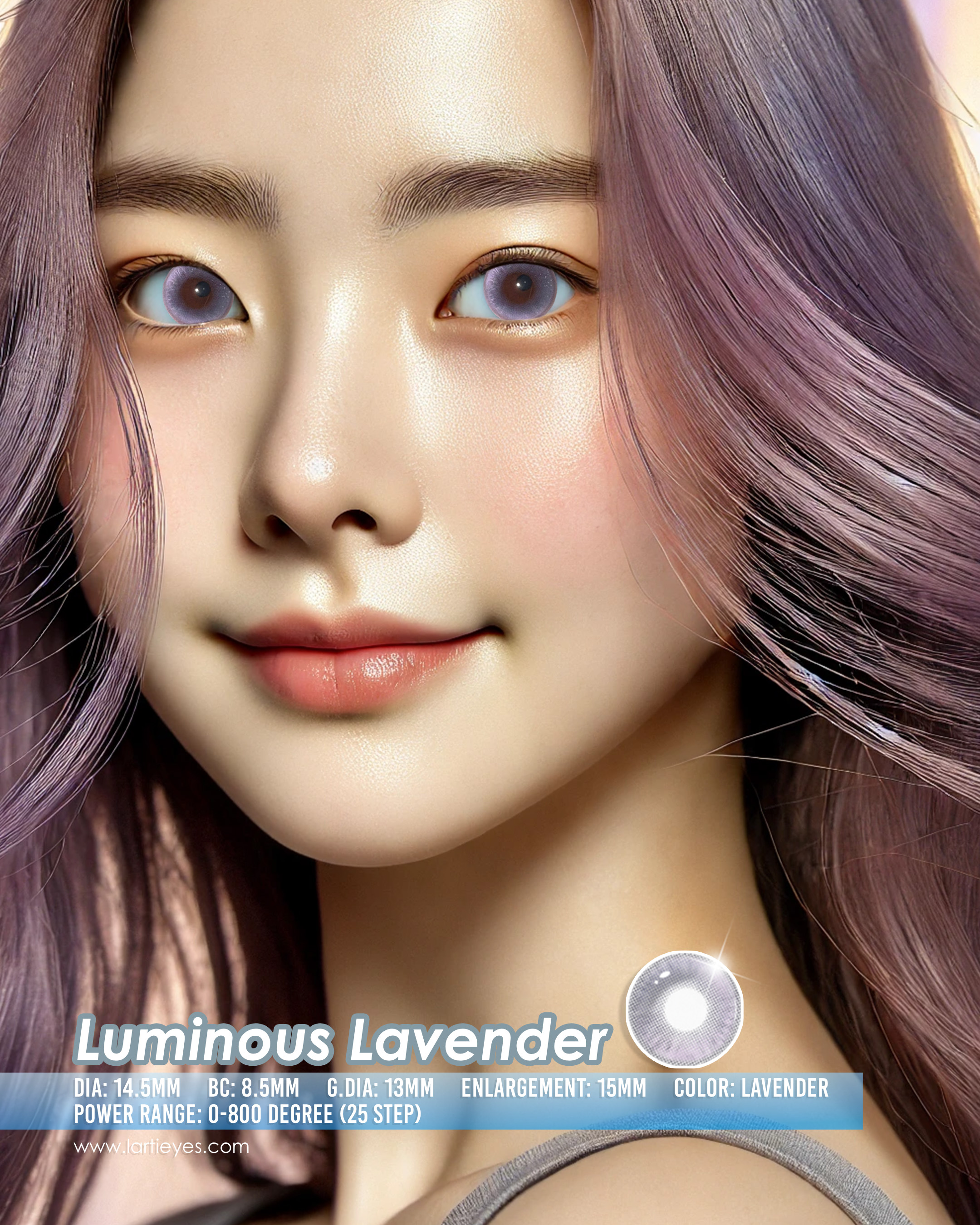 luminous lavender model 3