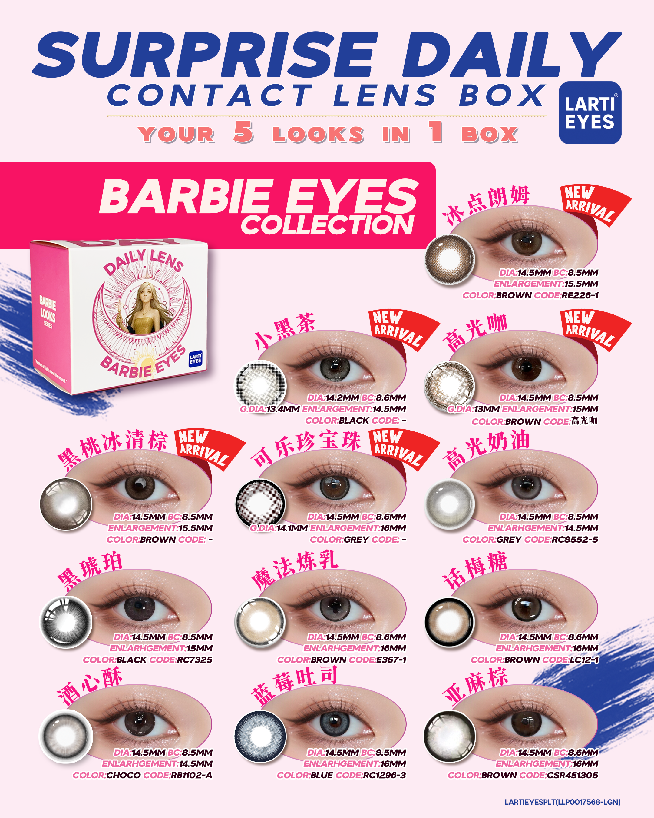 Daily Lens Barbie Eyes Poster