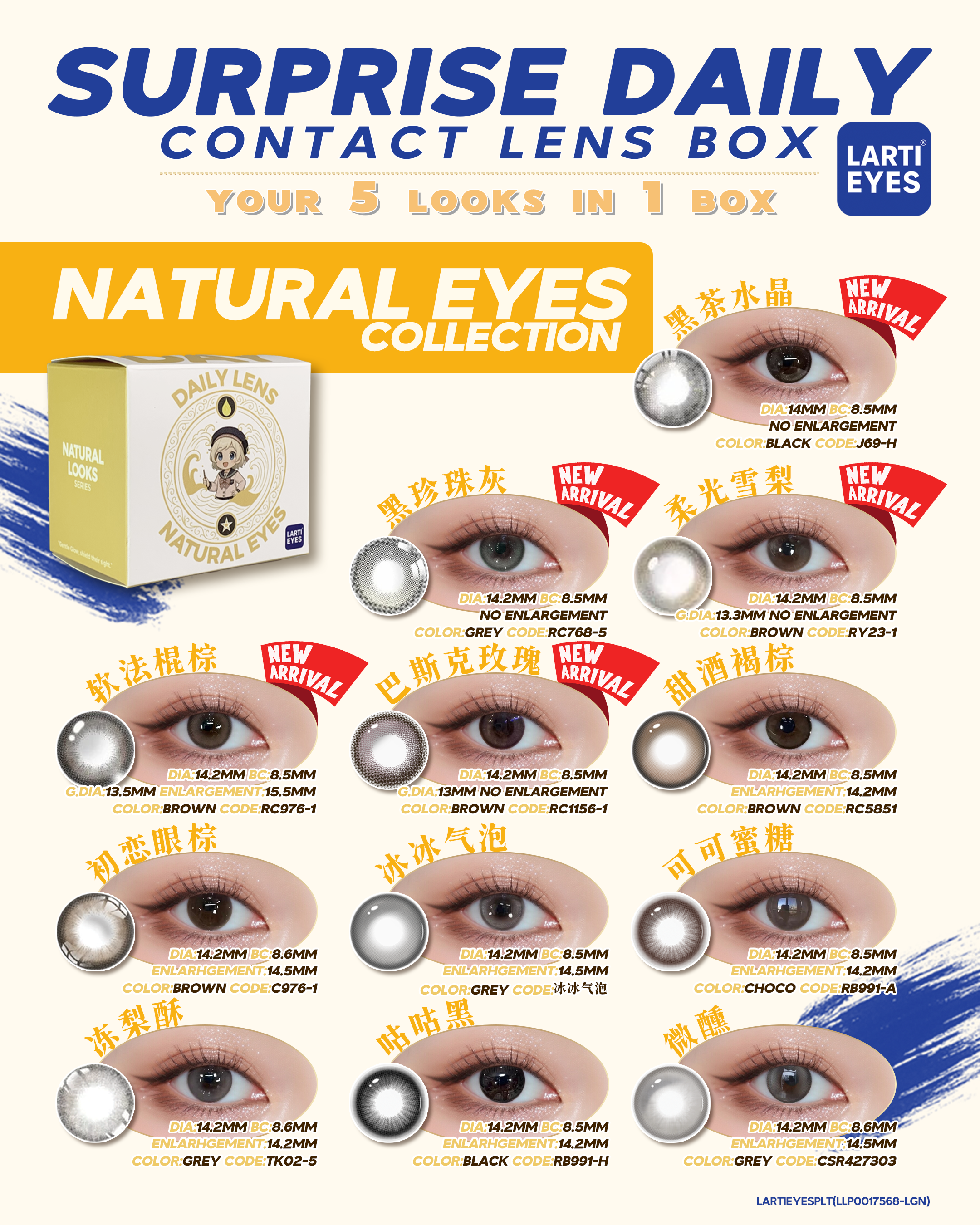 Daily Lens Natural Eyes Poster