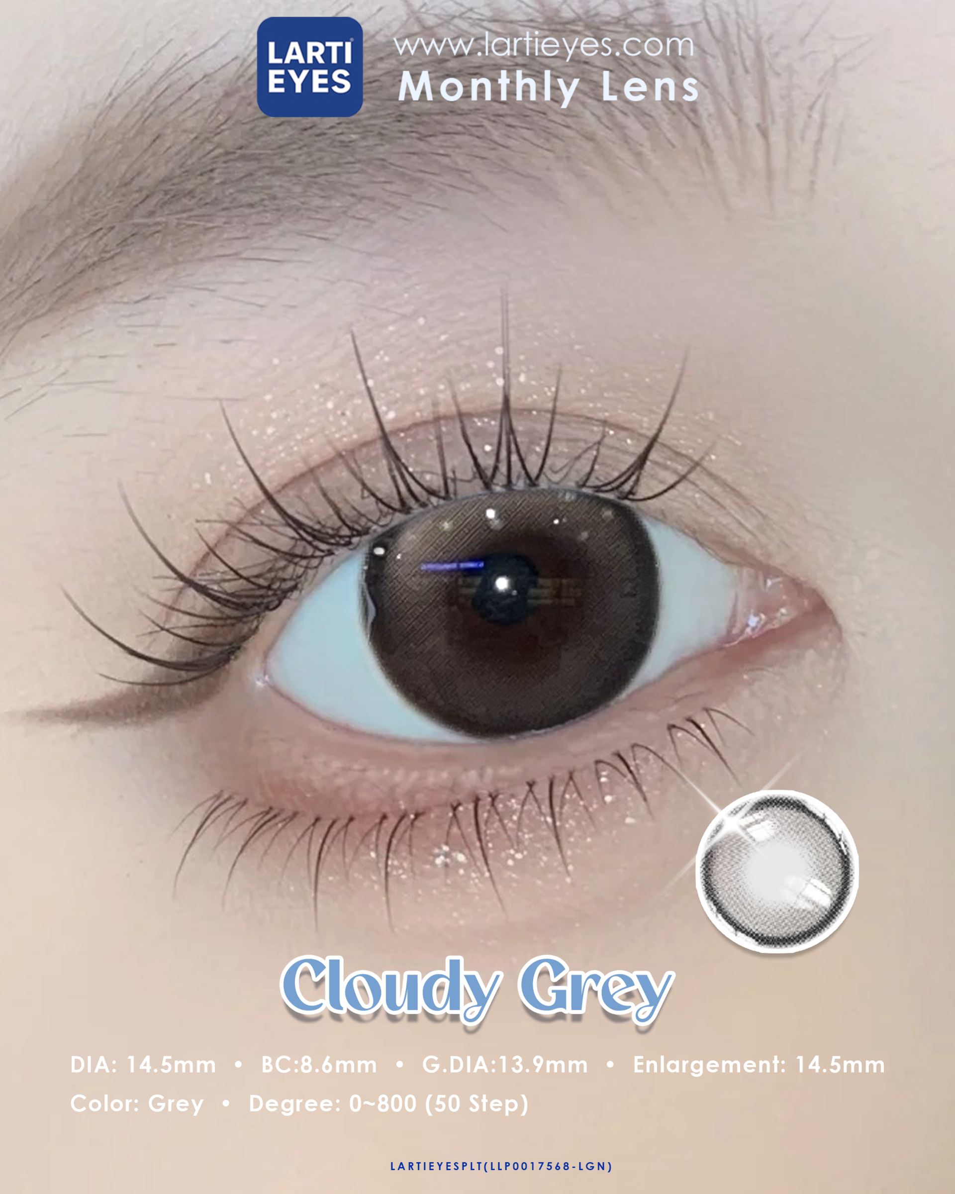 Cloudy Grey Focus Eyes