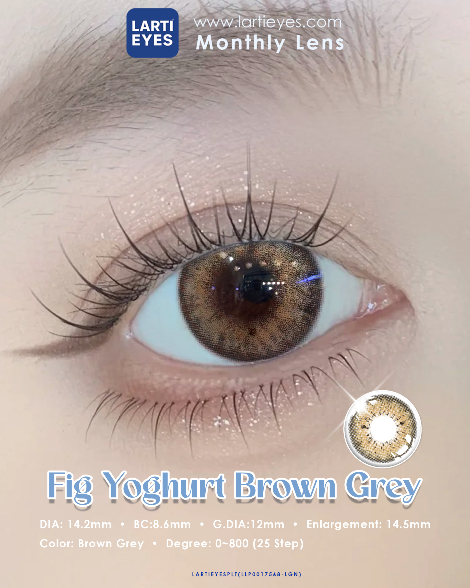Fig Yoghurt Brown Grey Focus Eyes