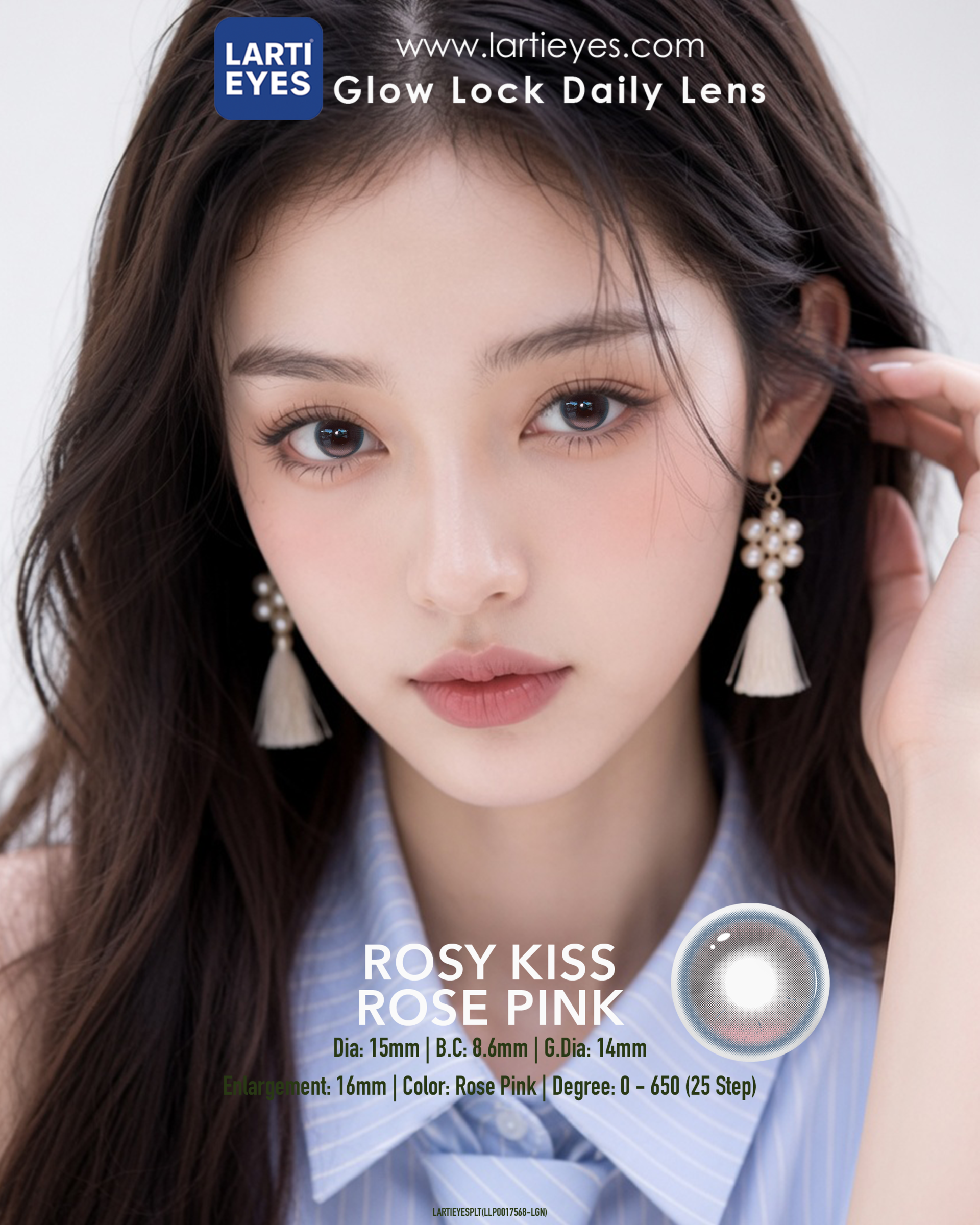 Rosy Kiss Rose Pink P1