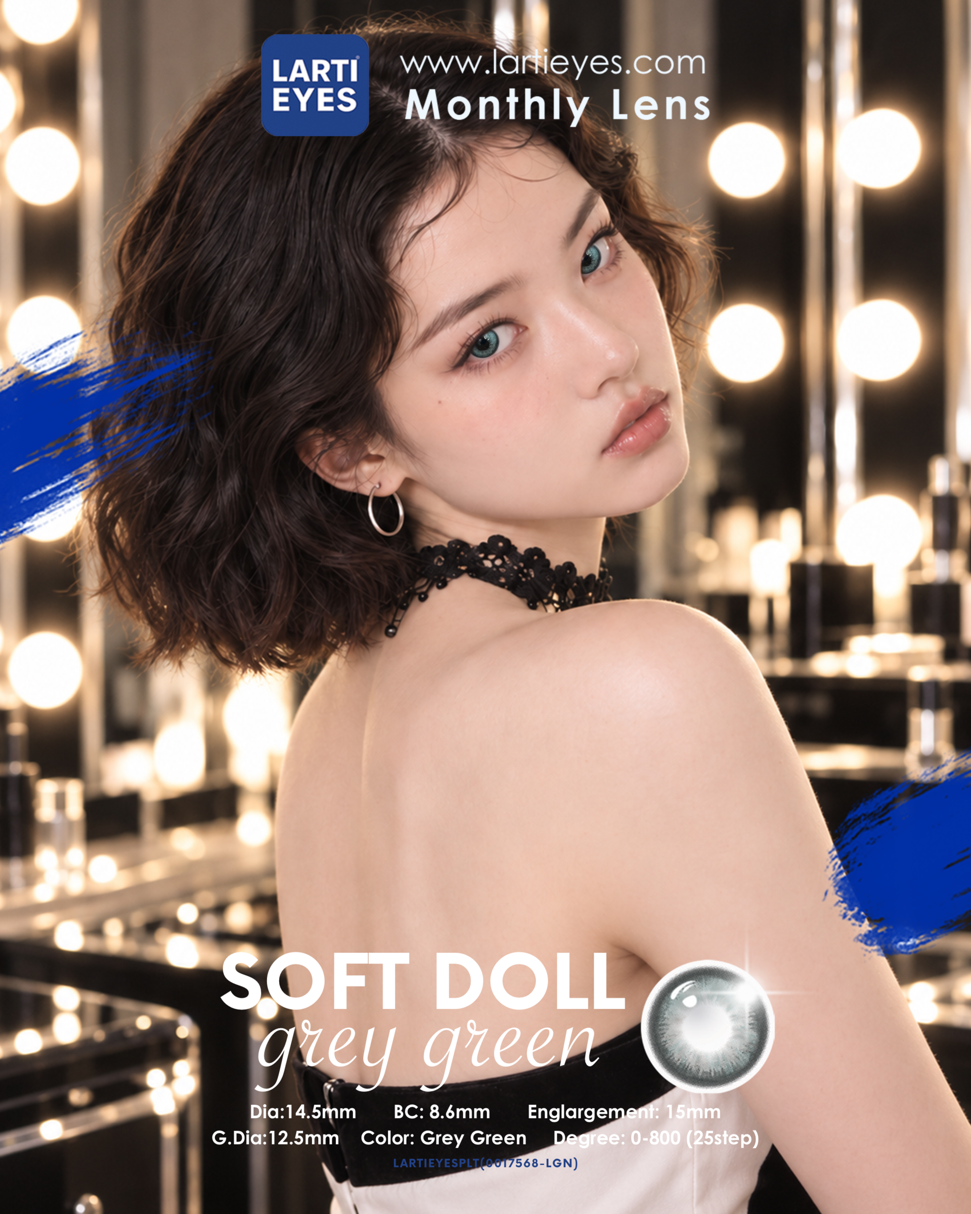 Soft Doll Grey Green P1