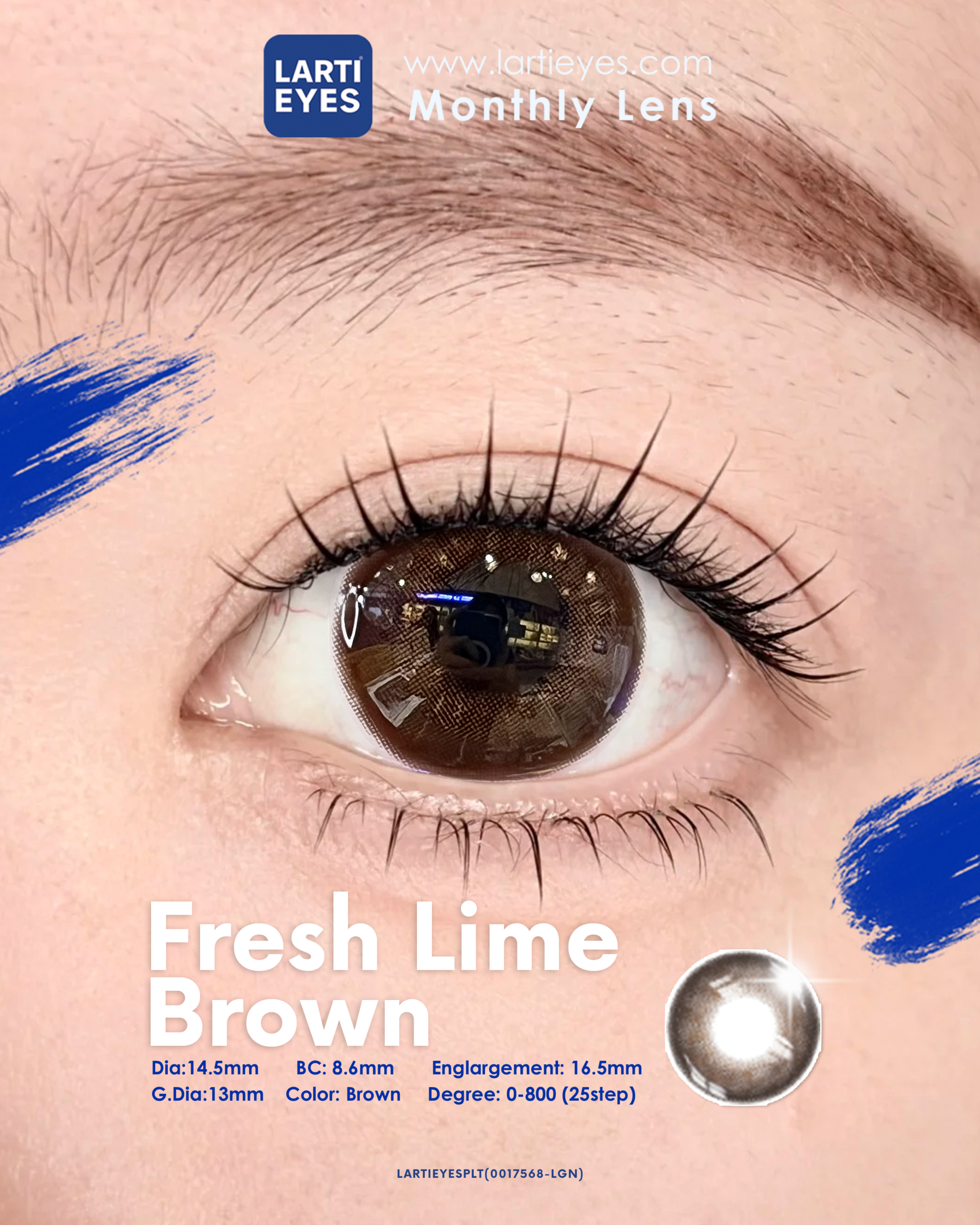Fresh Lime Brown Focus Eyes